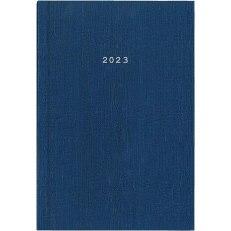 Ημερολόγιο ημερήσιο NEXT Fabric δετό 12x17cm 2023 Μπλε